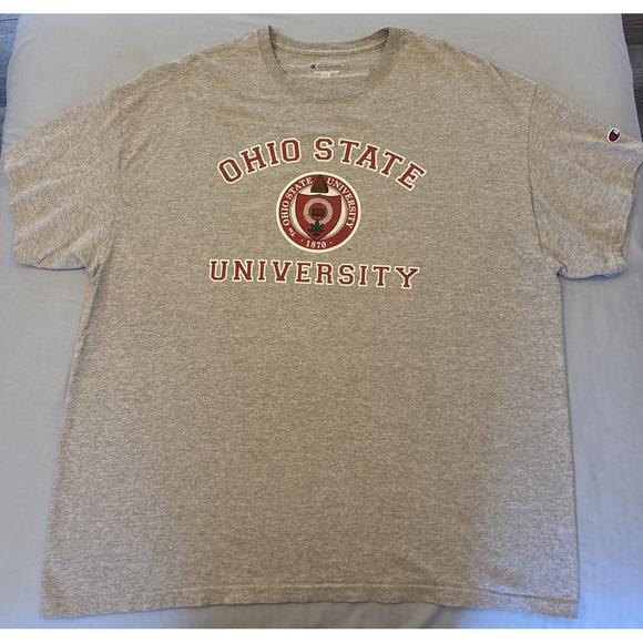 Vintage Ohio State T Shirt 2000's Champion XXL University Established 1870 Gray - Picture 2 of 8